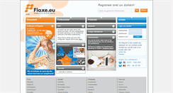 Desktop Screenshot of flaxe.eu